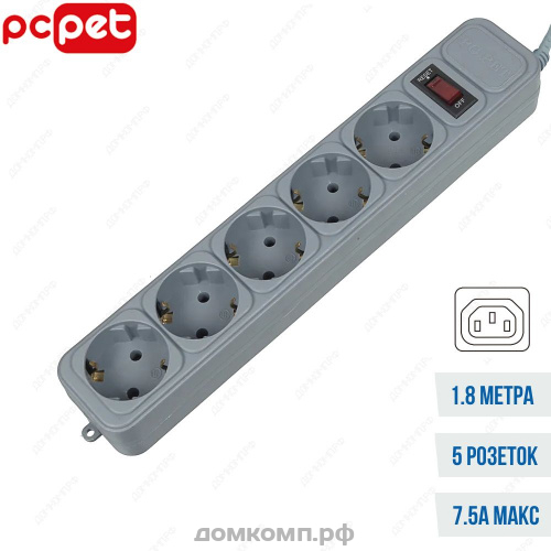 Сетевой фильтр UPS PC Pet AP01006-E-G