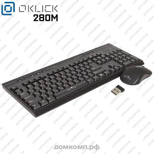 Клавиатура+мышь Oklick 280M