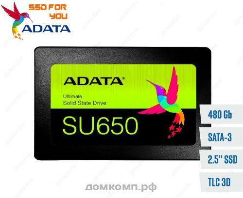 Накопитель SSD 2.5" 480 Гб A-Data SU655 [ASU655SS-480GT-C]