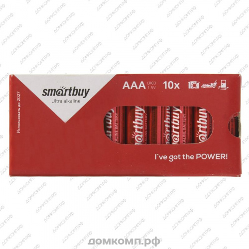Батарейка AAA Smartbuy Ultra LR03-10BOX