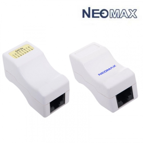 Соединитель проходной RJ-45 F-F [Neomax EIC-UJJ0/EIC-UNJWH]