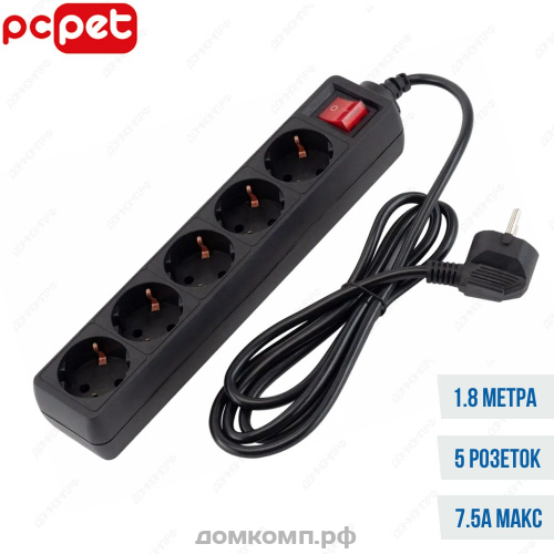 Сетевой фильтр PC Pet AP01006-1.8-B