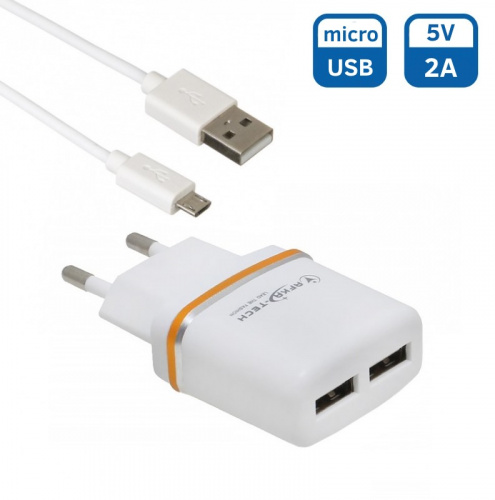 СЗУ AFKA-Tech USB (5В, 2А, в комплекте кабель micro-USB)