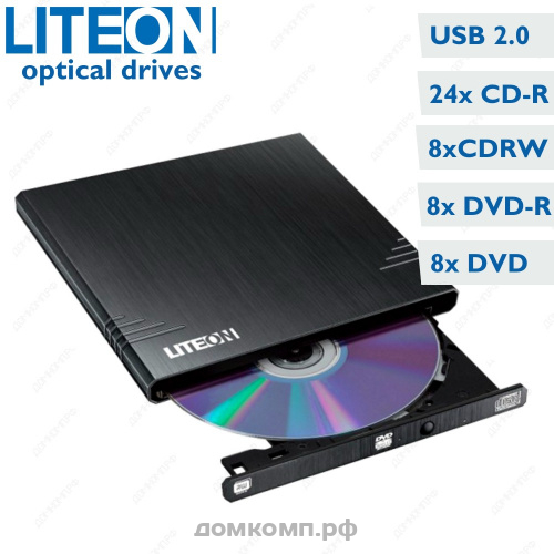 Внешний привод DVD-RW USB Lite-On eBAU108