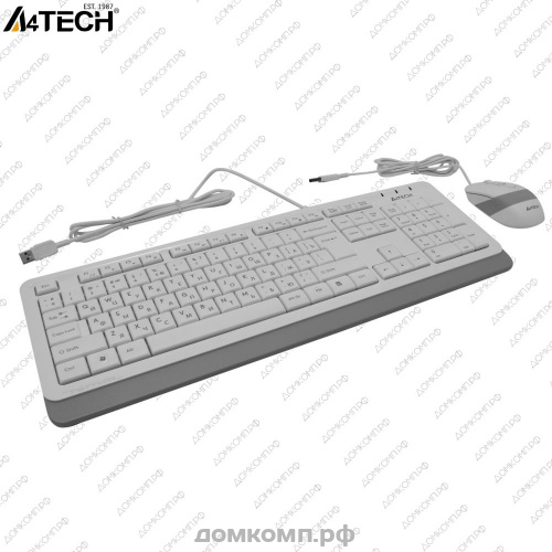 Клавиатура+мышь A4 Fstyler F1010 White