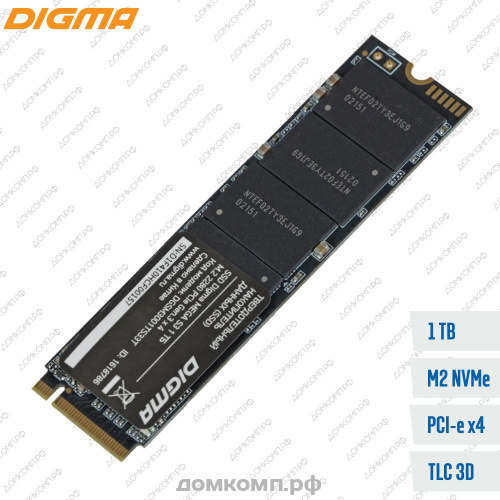 Накопитель SSD M.2 2280 1 Тб Digma MEGA S3 [DGSM3001TS33T]