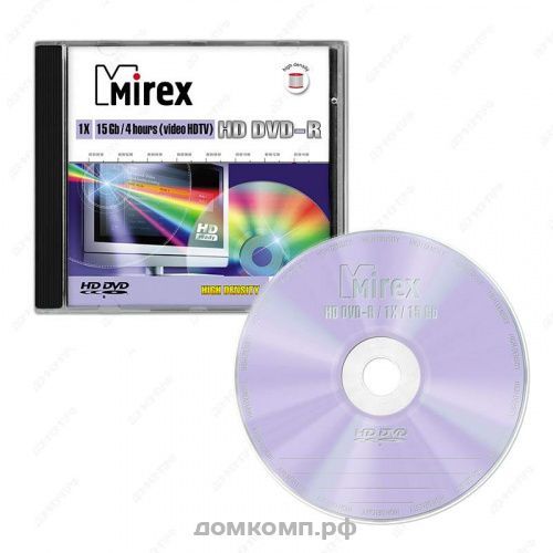 Диск DVD-R Mirex HD 15 Gb [1x, Jewel, 1шт.]