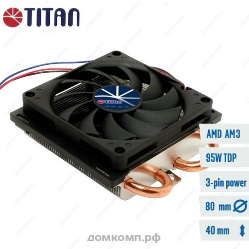 Кулер для процессора TITAN TTC-NK52TZ медь до 110Вт