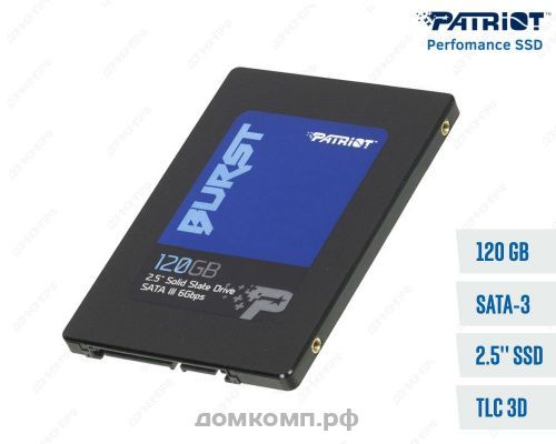 Накопитель SSD 2.5" 120 Гб Patriot BURST [PBU120GS25SSDR]