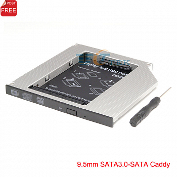 Переходник DVD Slim 9.5mm->HDD2.5" для ноутбуков HDS9502A-SSBlue