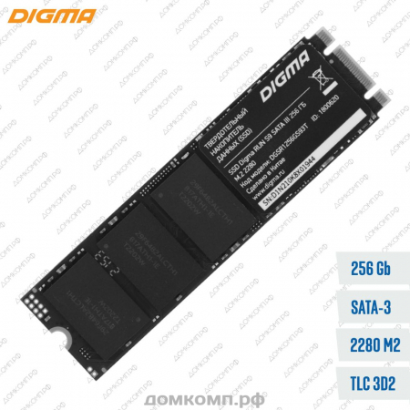 Накопитель SSD M.2 2280 256 Гб Digma Run S9 [DGSR1256GS93T]