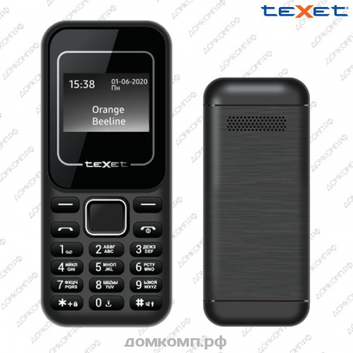 Мобильный телефон Texet TM-122 черный