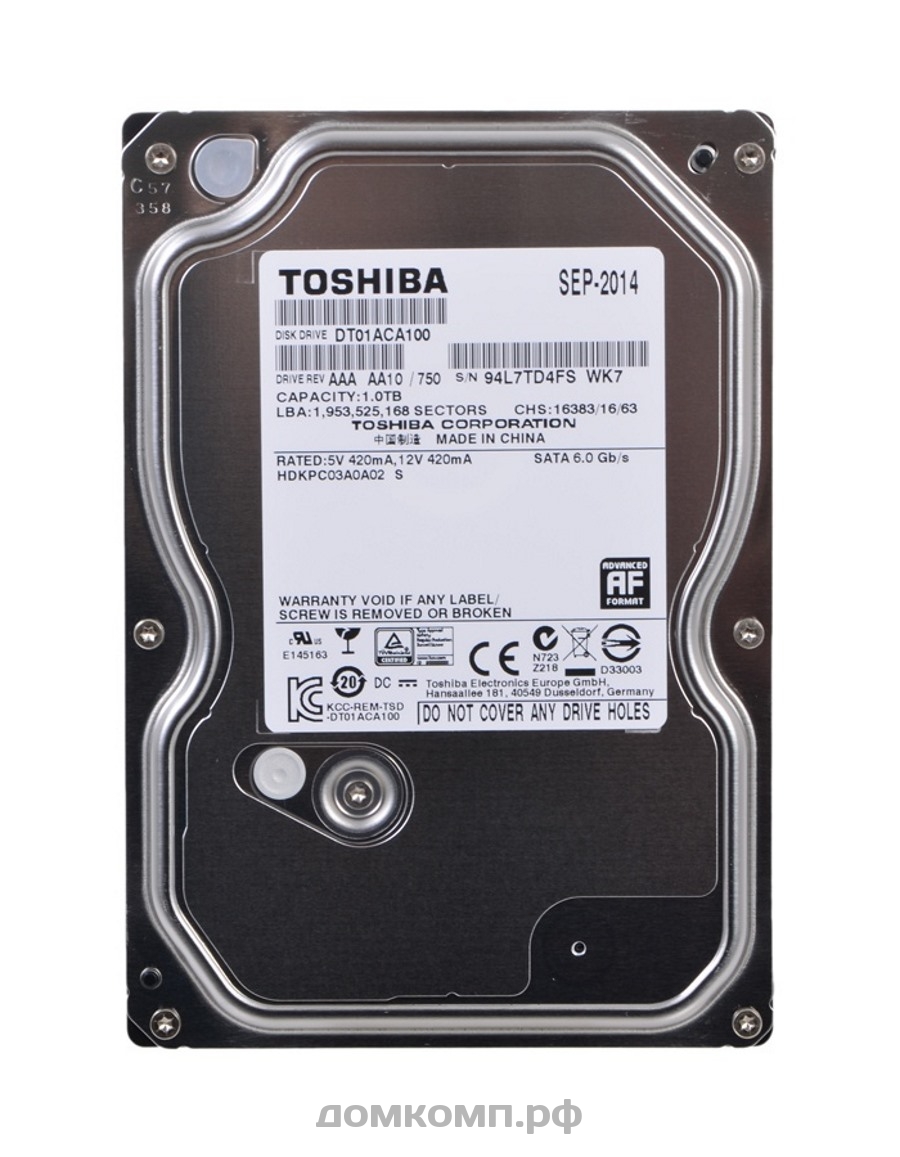Жесткий диск Toshiba dt01aca050