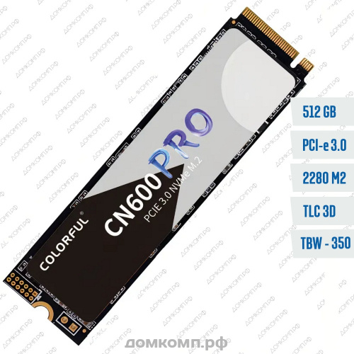 Накопитель SSD M.2 2280 512 Гб Colorful CN600 PRO [CN600 512GB PRO]