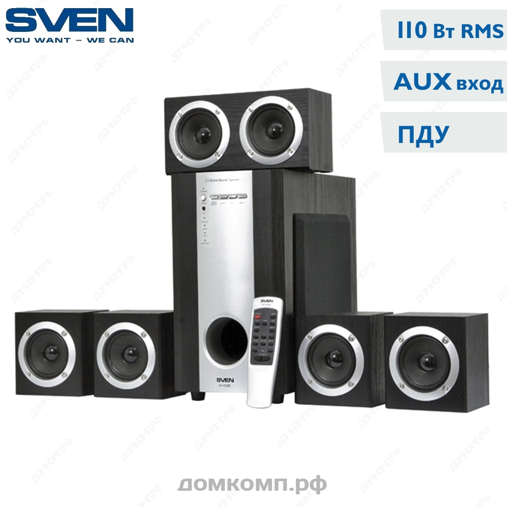 Sven ht 435d. Акустическая система Sven 5 1 HT 435. Колонки 5.1 Sven HT-435. Колонка Sven HT-435. Акустика Sven 5.1 435d.