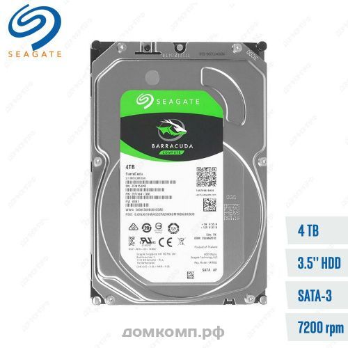 Жесткий диск 4 Тб Seagate Barracuda (ST4000DM004) 