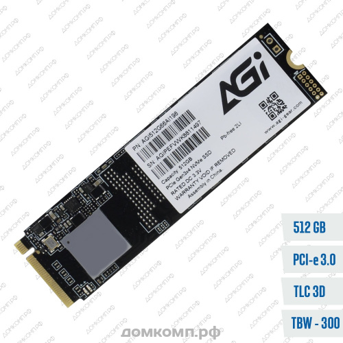 Накопитель SSD M.2 2280 512 Гб AGi AI198R [AGI512G80AI198R]