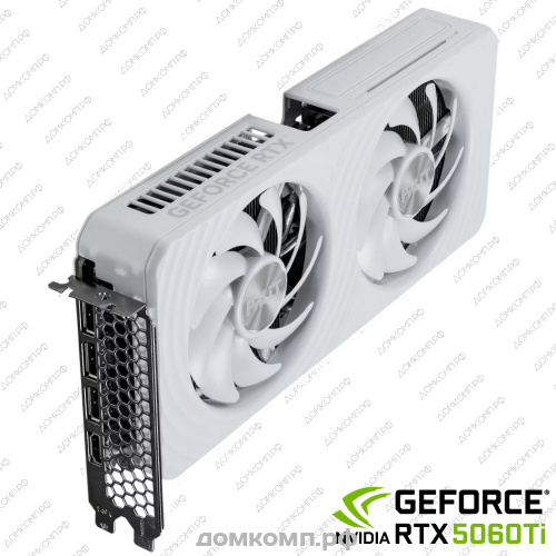 Видеокарта Palit GeForce RTX 5060 Ti WHITE OC [NE7506TU19P1-GB2062M]