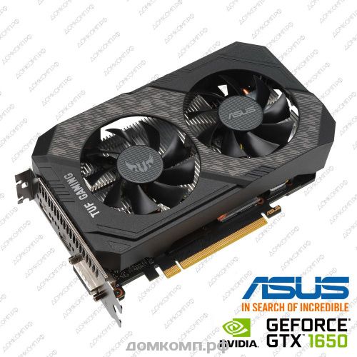 Видеокарта Asus GeForce GTX 1650 TUF GAMING OC [TUF-GTX1650-O4GD6-GAMING]