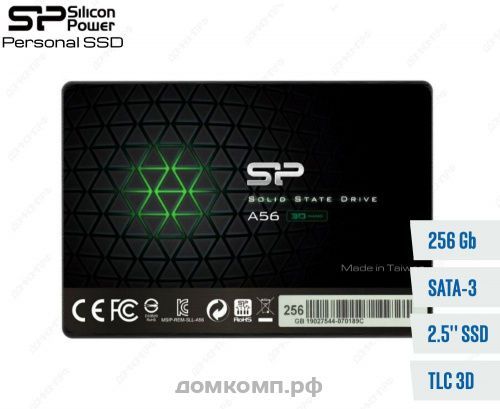 Накопитель SSD 2.5" 256 Гб Silicon Power A56 [SP256GBSS3A56B25]