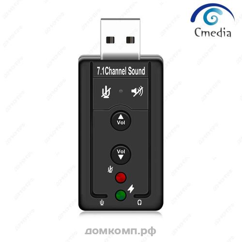 Внешняя звуковая карта Atermiter G03 Black (C-Media CM108)