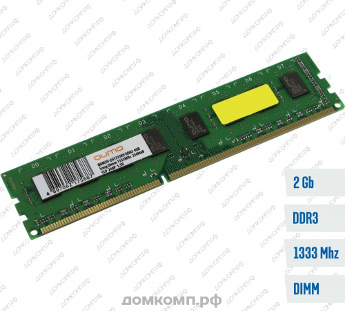  Оперативная память DDR3 2 Гб 1333MHz QUMO (QUM3U-2G1333K9)