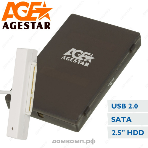 Внешний бокс 2.5" AgeStar SUBCP1