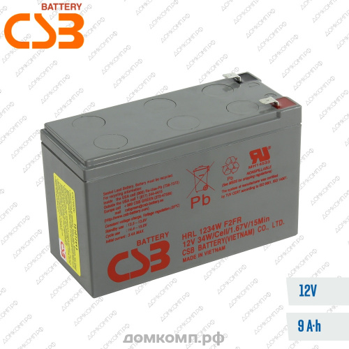 Батарея для ИБП CSB HRL1234W FR 12V 9Ah