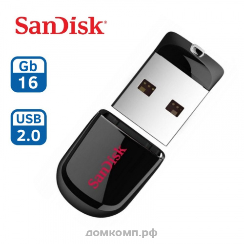 Память USB Flash 16 Гб Sandisk Cruzer Fit [SDCZ33-016G-B35] USB2.0