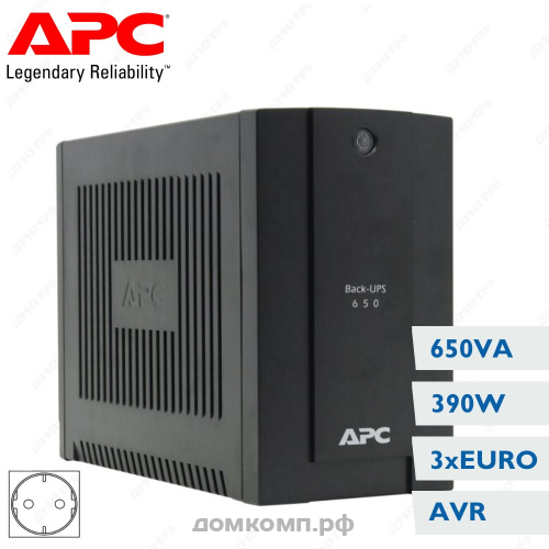 ИБП APC Back-UPS BC650-RSX761