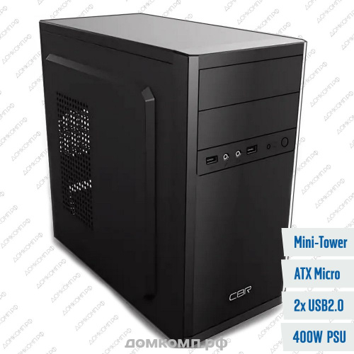 Корпус CROWN CMC-402 450W mATX Black USB 2.0 x 4