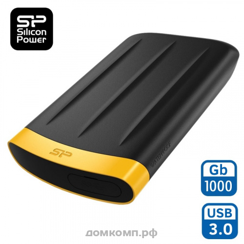 Внешний HDD 1 Тб Silicon Power A65 Armor SP010TBPHDA65S3K