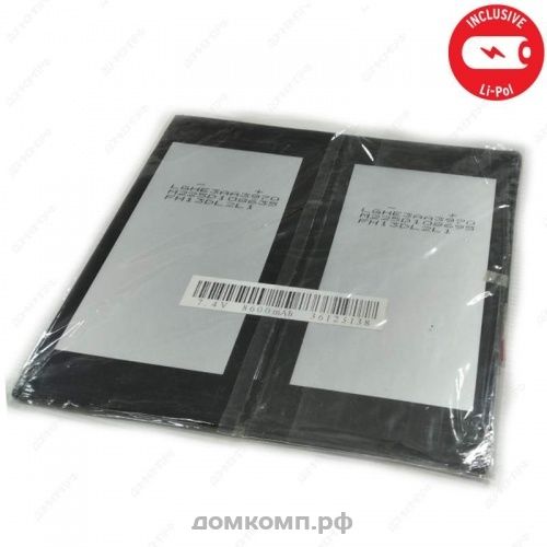 Батарея Li-Pol 7.4V 8600 mAh L117 (125 x 138 x 3.6 мм)