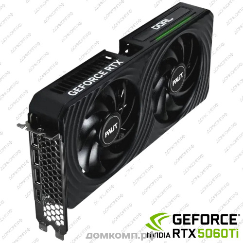 Видеокарта Palit GeForce RTX 5060 Ti DUAL [NE7506T019P1-GB2062D]
