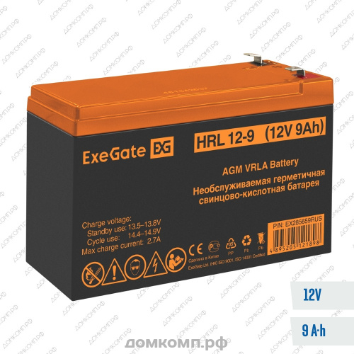 Батарея для ИБП Exegate HRL 12-9