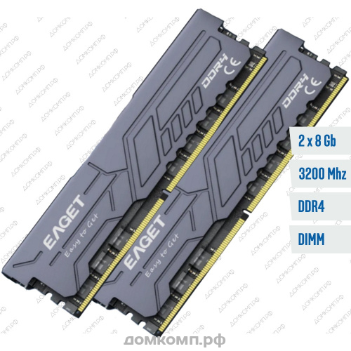 Оперативная память DDR4 2 x 8 Гб 3200MHz EAGET PS40 (EA-25600-28)