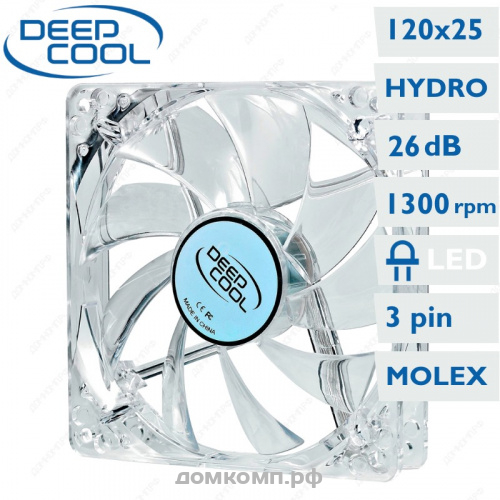 Вентилятор 120мм DeepCool XFAN 120L/W