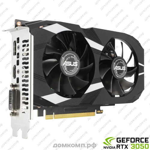 Видеокарта Asus GeForce RTX 3050 Dual OC Edition [DUAL-RTX3050-O6G]