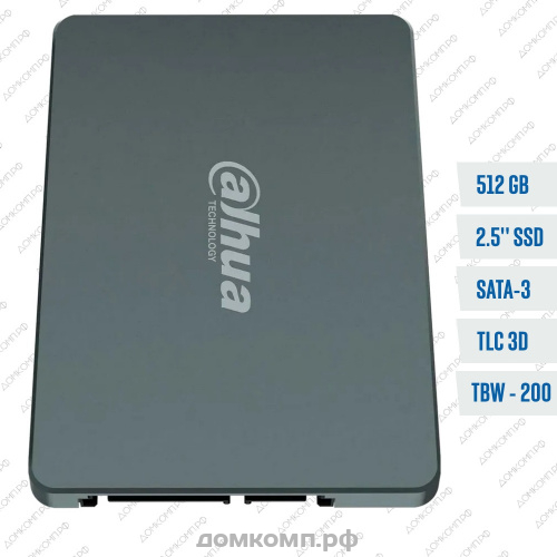 Накопитель SSD 2.5" 512 Гб Dahua C800A [DHI-SSD-C800AS512G]