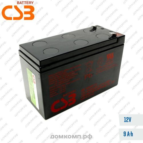 Батарея для ИБП CSB HR1234W F2 12V 9Ah недорого. домкомп.рф