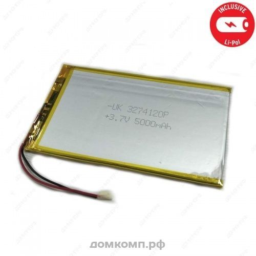 Батарея Li-Pol 3.7V 5000 mAh (120 x 80 x 3 мм) 2-pin