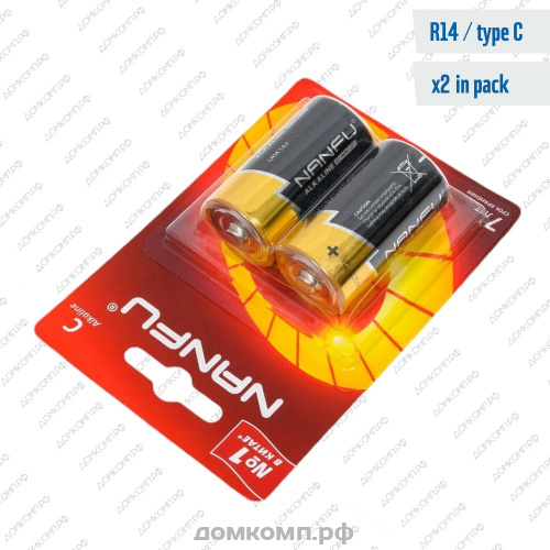 Батарейка R14 Nanfu LR14 2B