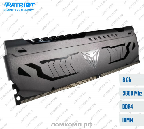 Оперативная память DDR4 8 Гб 3600MHz Patriot Viper 4 Steel (PVS48G360C8)