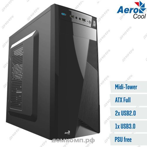 Корпус AeroCool CS-1101 [без БП, ATX, 2xUSB2.0, 1xUSB3.0]