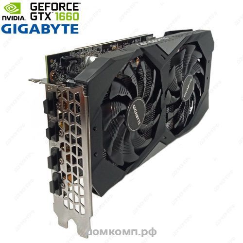 Видеокарта Gigabyte GeForce GTX 1660 SUPER OC 6G [GV-N166SOC-6GD]