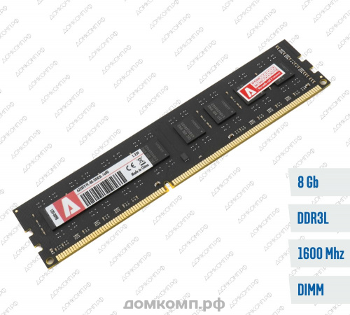 Оперативная память 8 Гб DDR3 PC3-12800 A-DATA [AD3U1600W8G11-S]