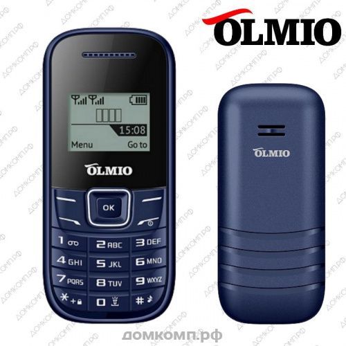 Мобильный телефон Olmio A11 синий  недорого. домкомп.рф
