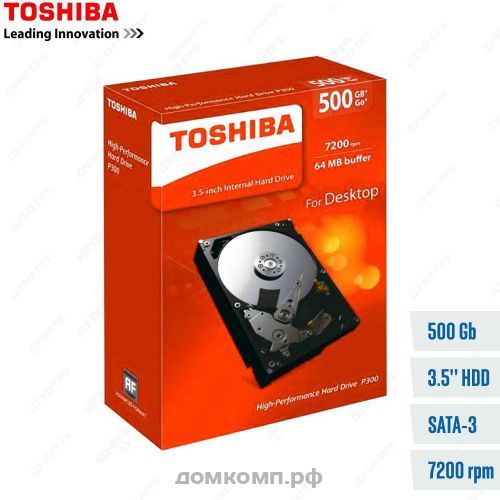Жесткий диск 500 Гб Toshiba P300 (HDWD105EZSTA) 