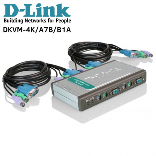 Переключатель D-Link DKVM-4K/A7B/B1A