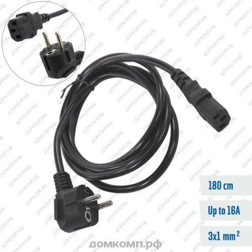 Кабель питания EURO - IEC C13 PC-186-1-1.8M